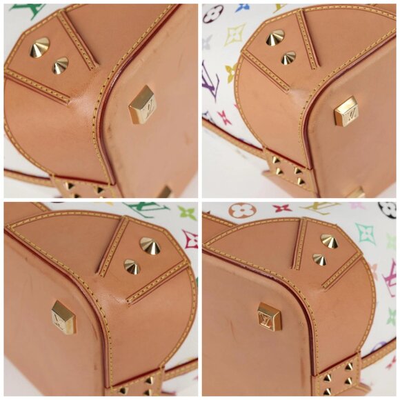 LOUIS VUITTON Multicolor Shirley GM Hand Bag 2way White M93214 LV Auth 115639AM - Picture 15 of 16